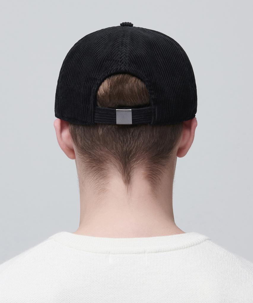 MUSINSA STANDARD Oversized Corduroy Ball Cap [Black]