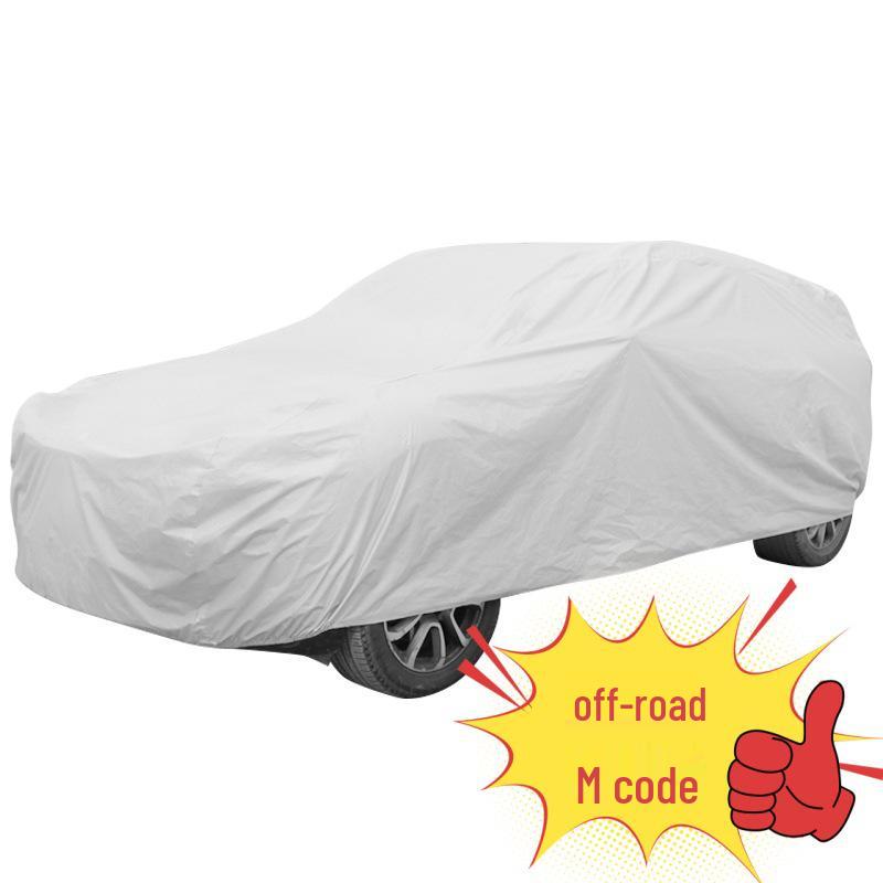 Universal PEVA Car Cover - Sunshade, Rainproof, Waterproof Protection