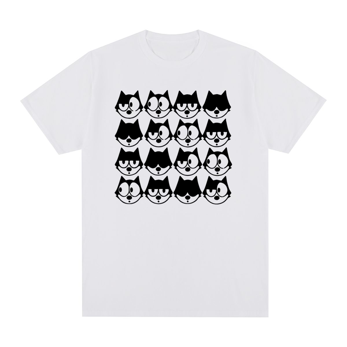 

cat Vintage Tshirt Classic Well Done Cotton Unisex T shirt New Tee Tshirt Womens Tops S