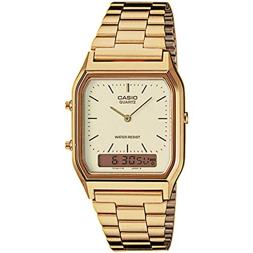 

[Casio] AQ-230GA-9D/AQ230GA-9D Ana-Digi Metal Belt Gold Unisex Watch наручные часы