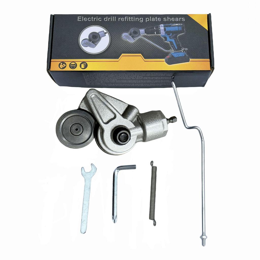 Electric Drill Sheet Metal Shearer - Metal Plate Cutter & Shears Accessory
