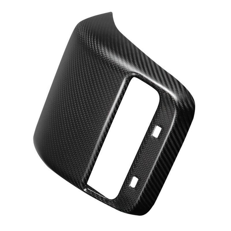 Matte Carbon Fiber for Tesla Model 3 Car Interior Rear Air Outlet Cover Back Exhaust Vent Cover For Tesla Model Y 2017-