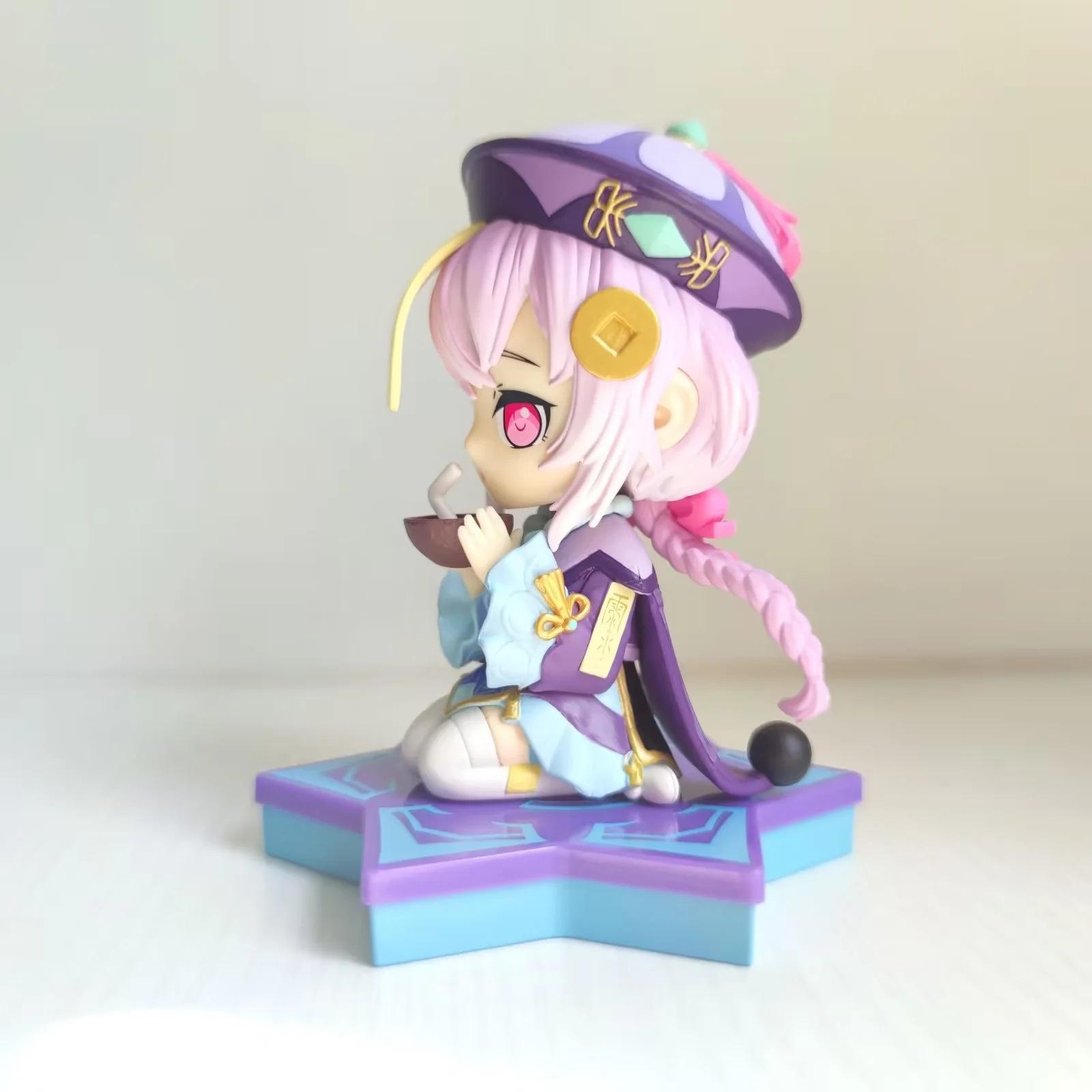 Game merchandise little zombie, seven seven, coconut, milk, kneeling, two-dimensional girl, model, boxed figure