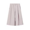 FILA White Fashion Simple Elegant Versatile Loose Comfortable Skirt Pants Casual Long Skirt Women skirts Lotus-Gray-Pink F11W623301FPK