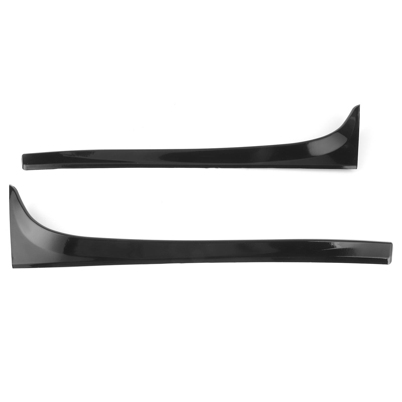 

2 шт. Задний спойлер, боковая отделка крыла, накладка на автомобиль, модификация транспортного средства, подходит для MK7 GTD R чёрный