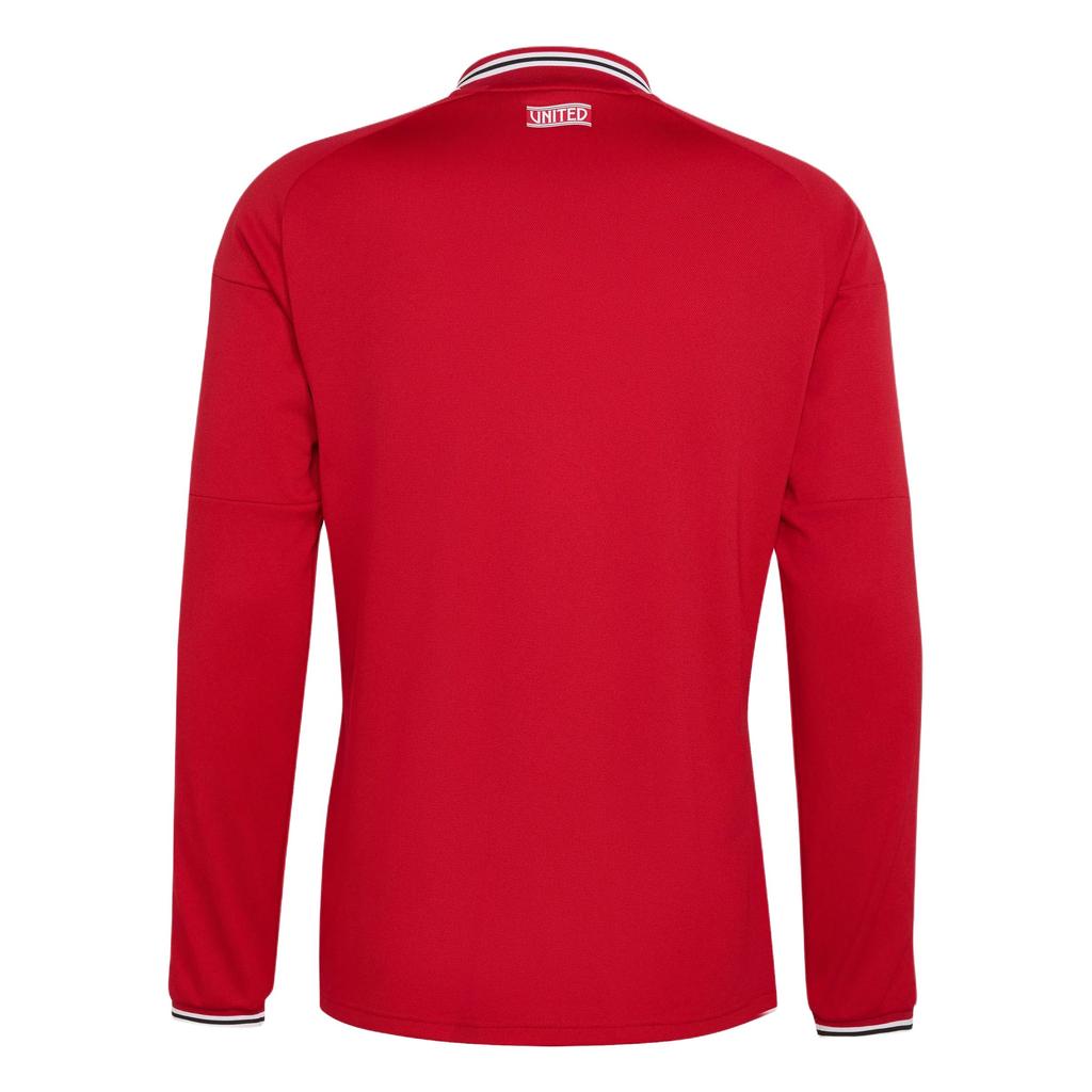 Adidas Manchester United 26/27 Home Fan Version Quick-Dry Striped Long Sleeve Football Shirt Men tops KC4773