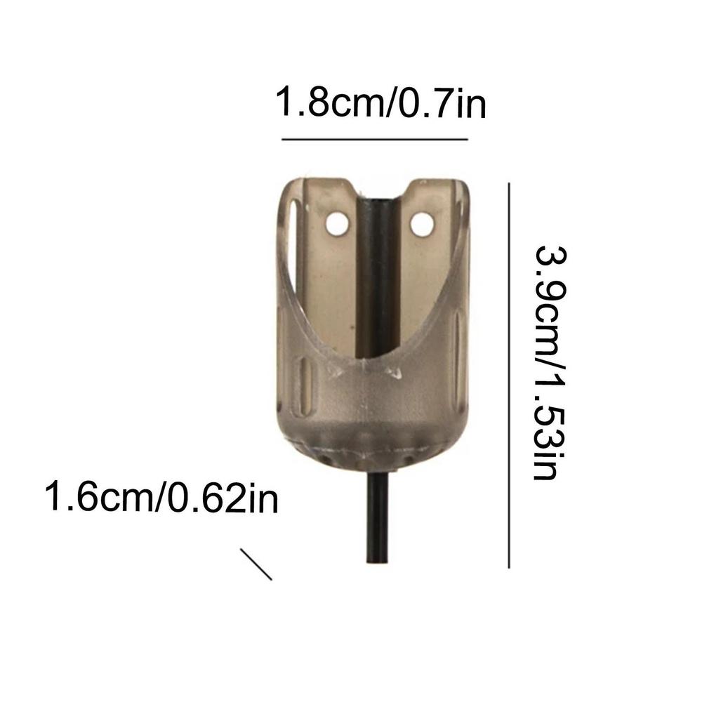 Fishing Bait Cage Carp Fishing Maggot Pellet Feeder Bait Trap Cage Inline Grub Feeders Fishing Feeders Bait Cage Holder Tackle