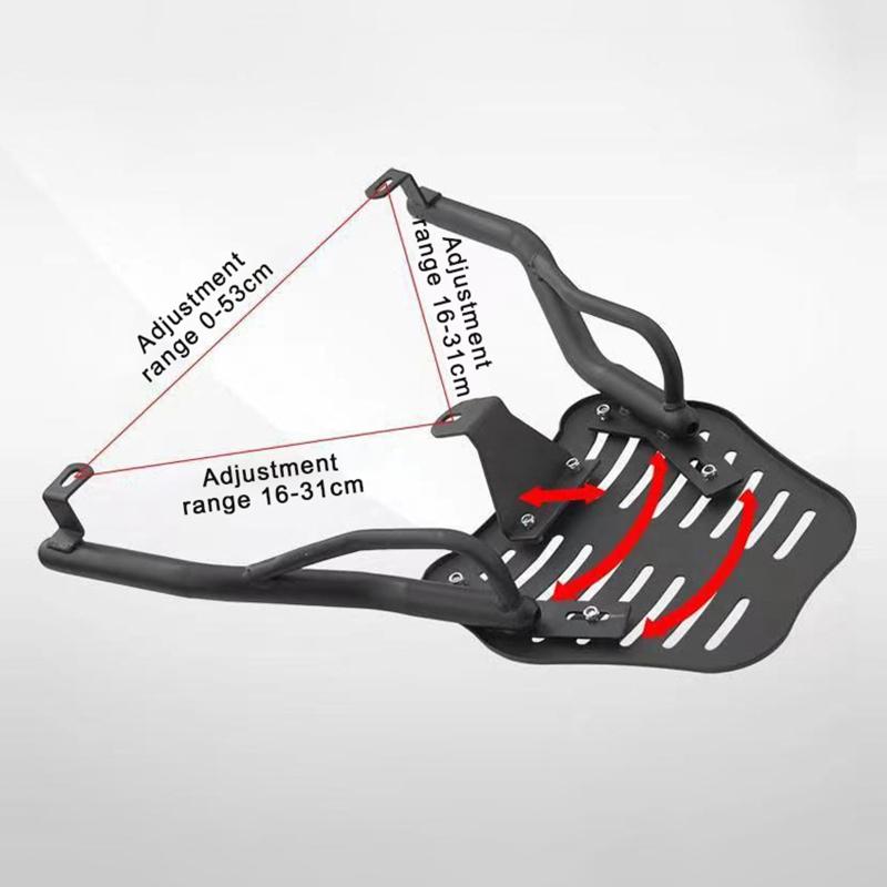 Motorcycle Carrier Bracke Universal Top Box Bracket Metal Bracket Adjustable Bracket Universal Electric Vehicle Tail Bracket