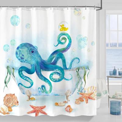 Funny Shower Curtain Octopus Shower Curtain Funny Decorative Shower Curtains For Bathroom Fun Set With