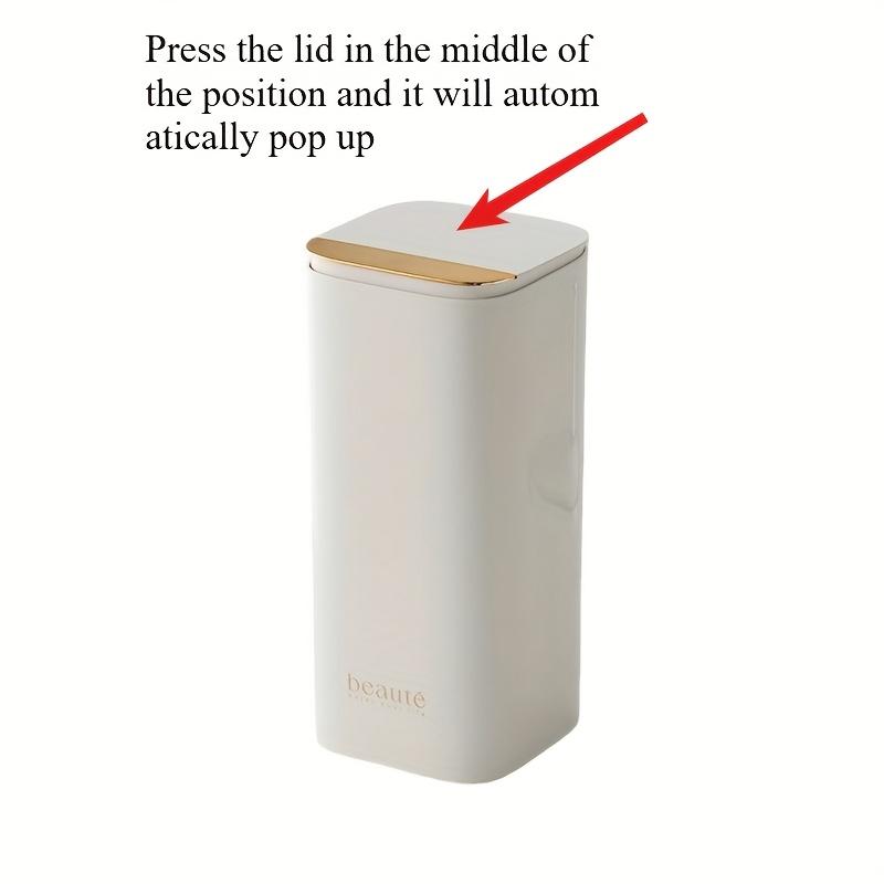 Makeup Brushes Holder Automatic LiftingDustproof Makeup Brush Holder Desktop Makeup Tool Bathroom Waterproof Storage Accessories