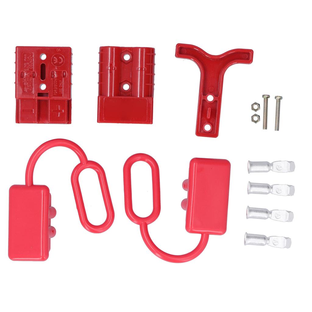 Battery Quick Connect Disconnect Electrical Plug for Recovery Winch with Handle 50A 12‑36VDC