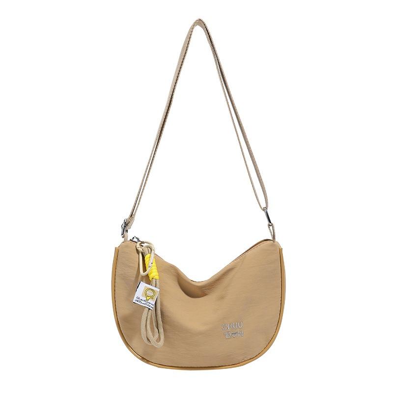 Fashion pillow bag summer new solid color small square bag simple shoulder bag crossbody bag underarm bag