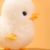 Plush Clockwork Spring Chicken Toy Cute Guide Baby Crawling Toy Duck Wind Up Jumping Toy  Cat Toy