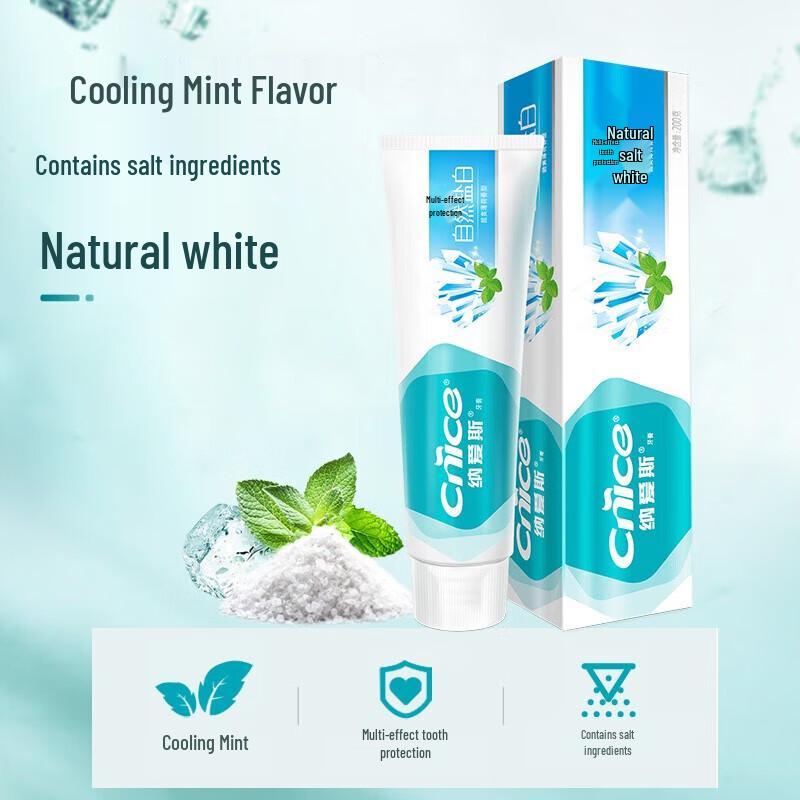 Nice Natural Salt Whitening & Anti-Cavity Toothpaste
