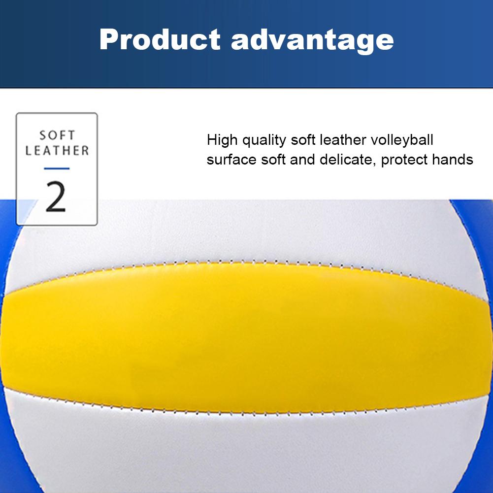 Size 5 Volleyball Beach Volleyball Waterproof Sports Training Ball Recreational Volleyball for Indoor Outdoor