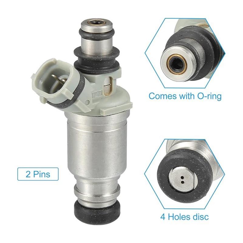 4Pcs/Lot Fuel Injectors 23250-16120 23209-16120 for Toyota Celica Corolla Geo Prizm 1.6 Flow matched 2325016120