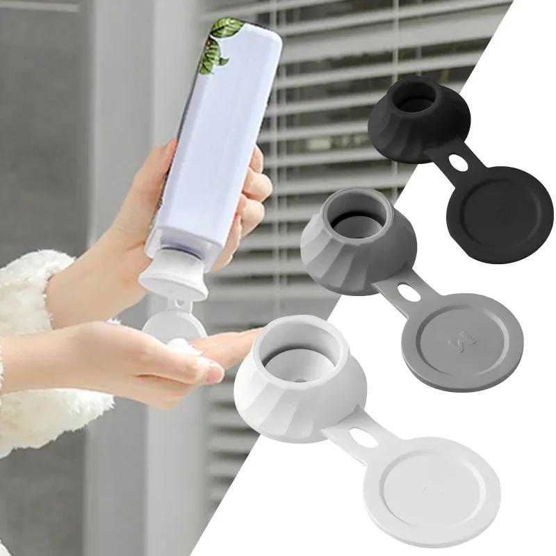 3pcs Inverted leak proof bottle cap, bathroom shower gel, shampoo leak proof sealed bottle cap