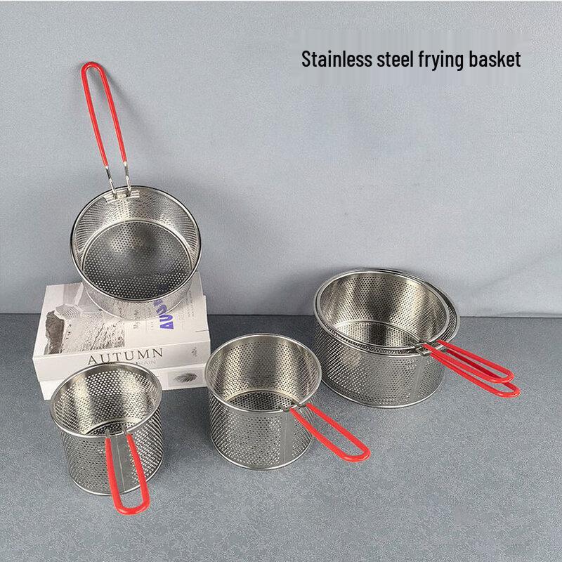 

14cm Stainless Steel Deep Fryer Baskets, 5-Pack