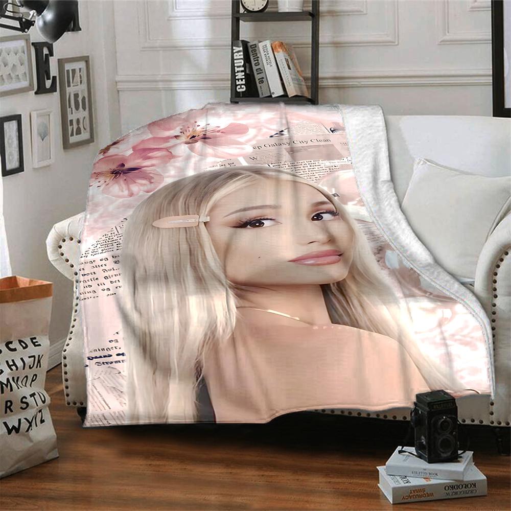 Pink Floral Fantasy Blanket Soft Throw Blanket For Home Bedroom Bed Sofa Travel Office Solid Christmas Blanket
