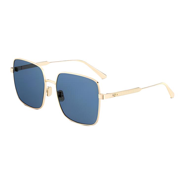 

Dior CD Logo Decorated Square Sunglasses Women sunglasses Gold DCANS1UXR-B0B0 59,Gold