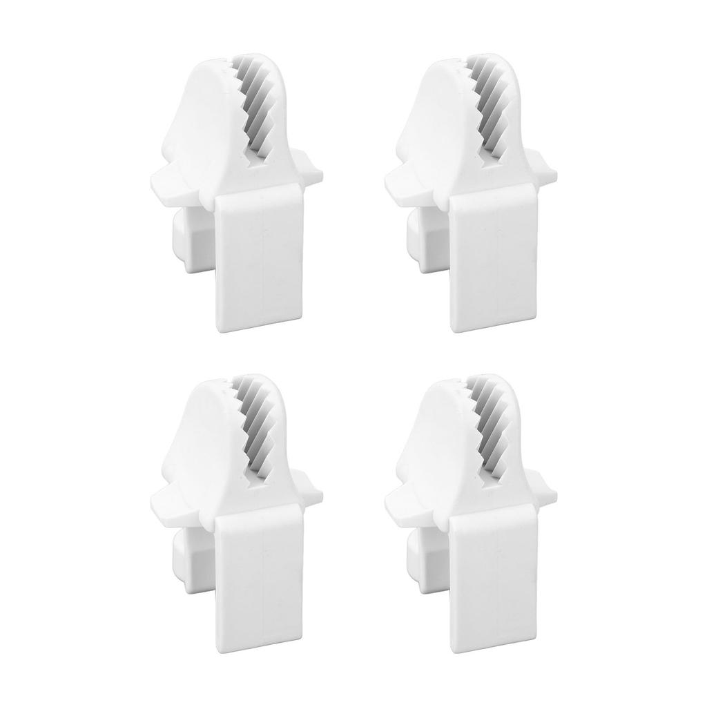 4pcs Pontoon Boat Clips Boat Accessories Nylon Versatile Boat Bumper Hangers for 1in and 1.25in Rectangular Tube for 3