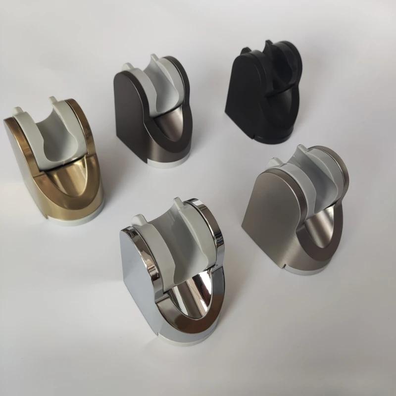 Ruční držák sprchy Nástěnný ABS Držák pro montáž sprchy Nastavitelný Chromovaná Pevná základna Domácí Koupelnové doplňky