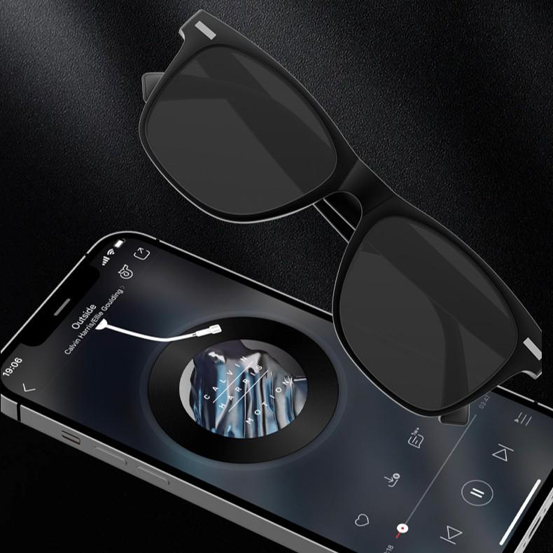 D13 Bluetooth Dual Ear Polarized Sunglasses with Touch Controls for Music and Calls