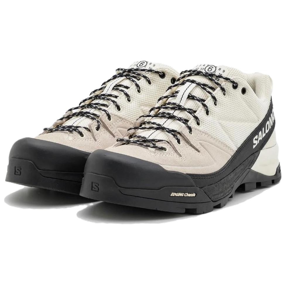 MM6 Maison Margiela x Salomon X-ALP Vanilla Ice Black Unisex Sneakers Cream Almond-Milk L47536200