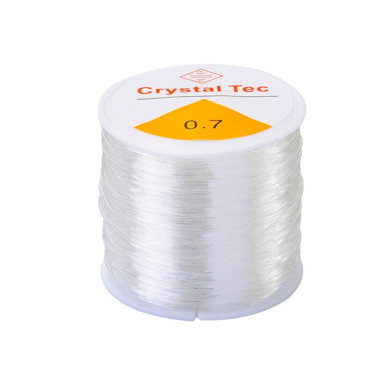 100m Transparent Elastic Fishing Line – High Brightness & Low Viscosity Beading Line