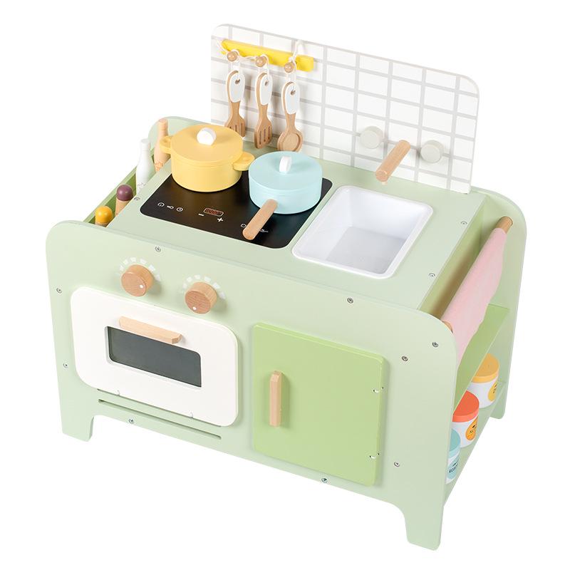 Children s Wooden Kitchen Role-Play Set for Boys and Girls - Educational Toy