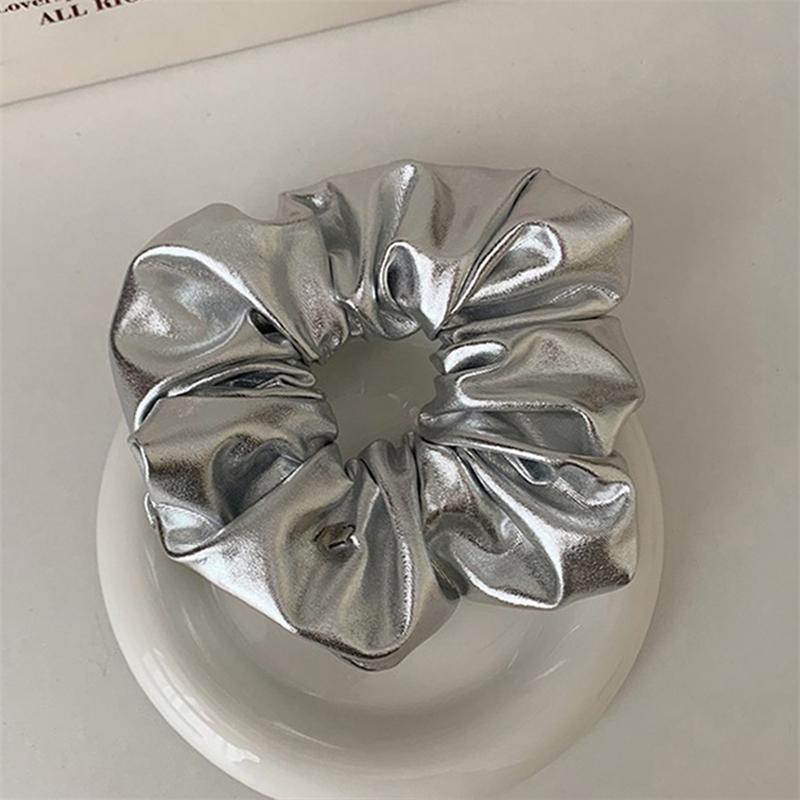 

Модные кожаные резинки для волос с резинками для женщин и девочек, корейская эластичная лента для волос, держатель для хвоста, веревка для волос, аксессуары для волос