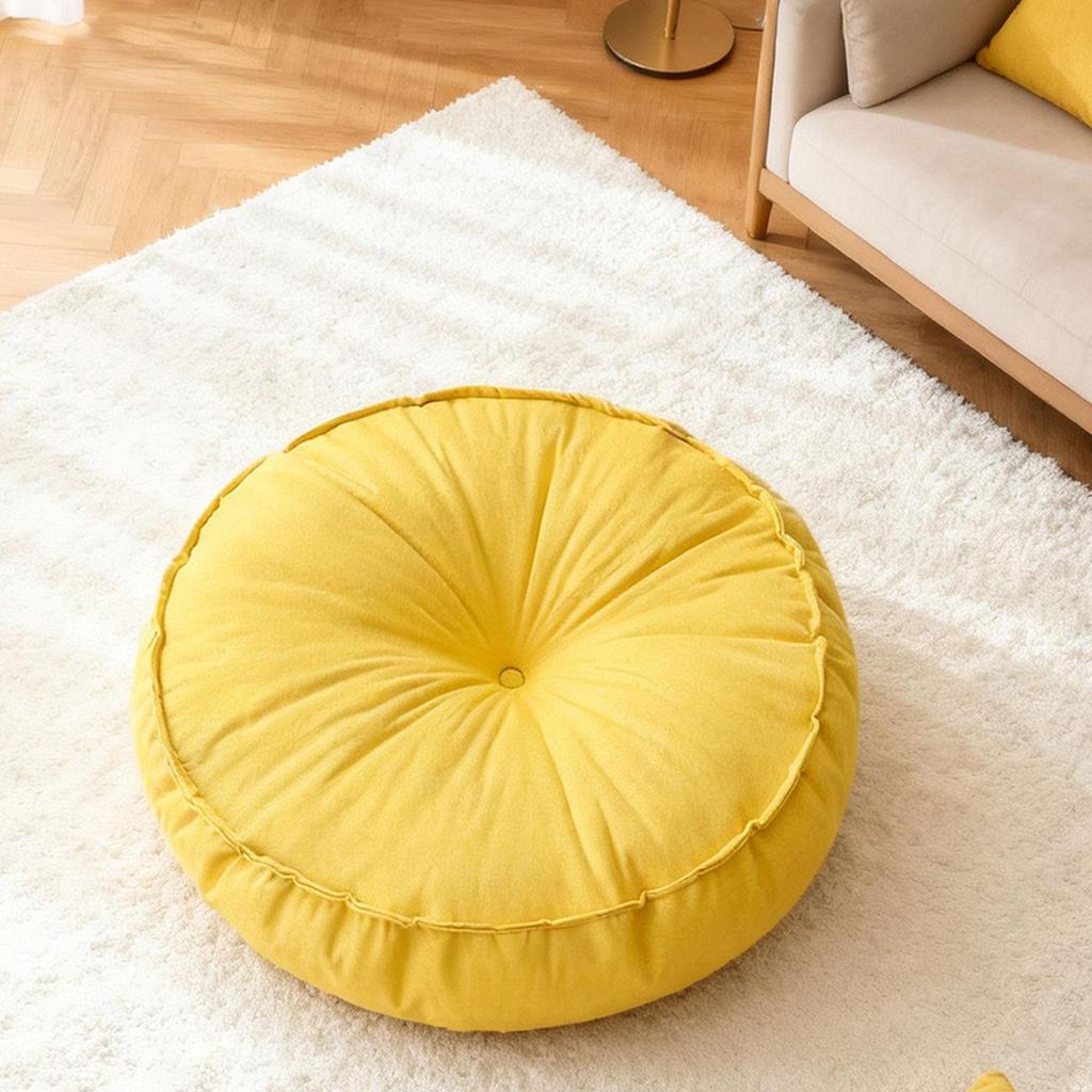 Round Floor Pillow, Multipurpose Floor Cushion Pad, Seating Cushion for Sitting Office
