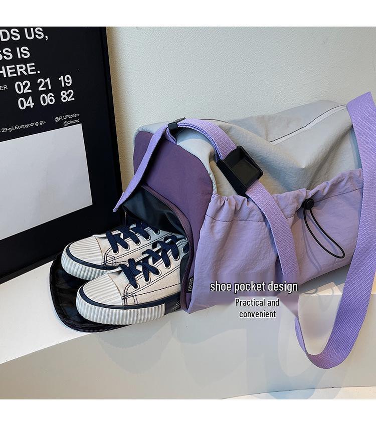 Women's Lightweight Sports and Travel Bag - Durable, Spacious, Wet/Dry Separation, Ideal for Fitness and Short Trips.