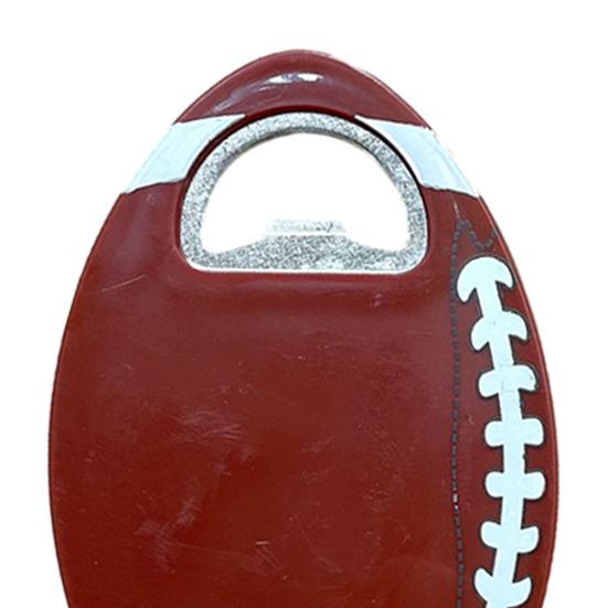 Rugby Øloplukker, Plastik Coaster Kapselåbner, Varmeisolerende Måtte med Metalåbner, Gave til Sportsfans