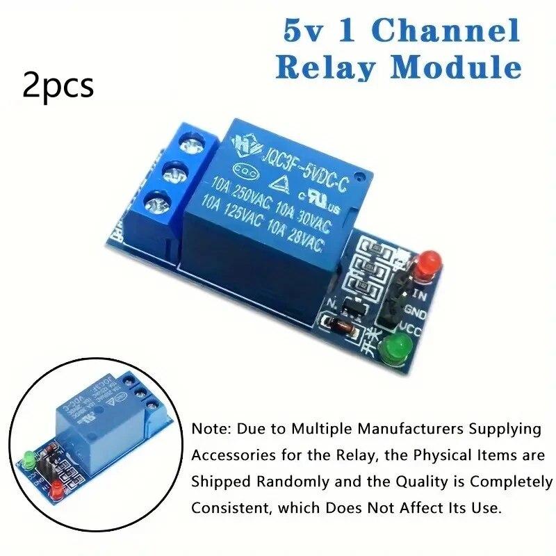 2pc 1/2/4/8 Channel 5v Relay Module With Optocoupler Relay Output 1 2 4 6 Relay Module 8 Channels Low Level Trigger Output XWay