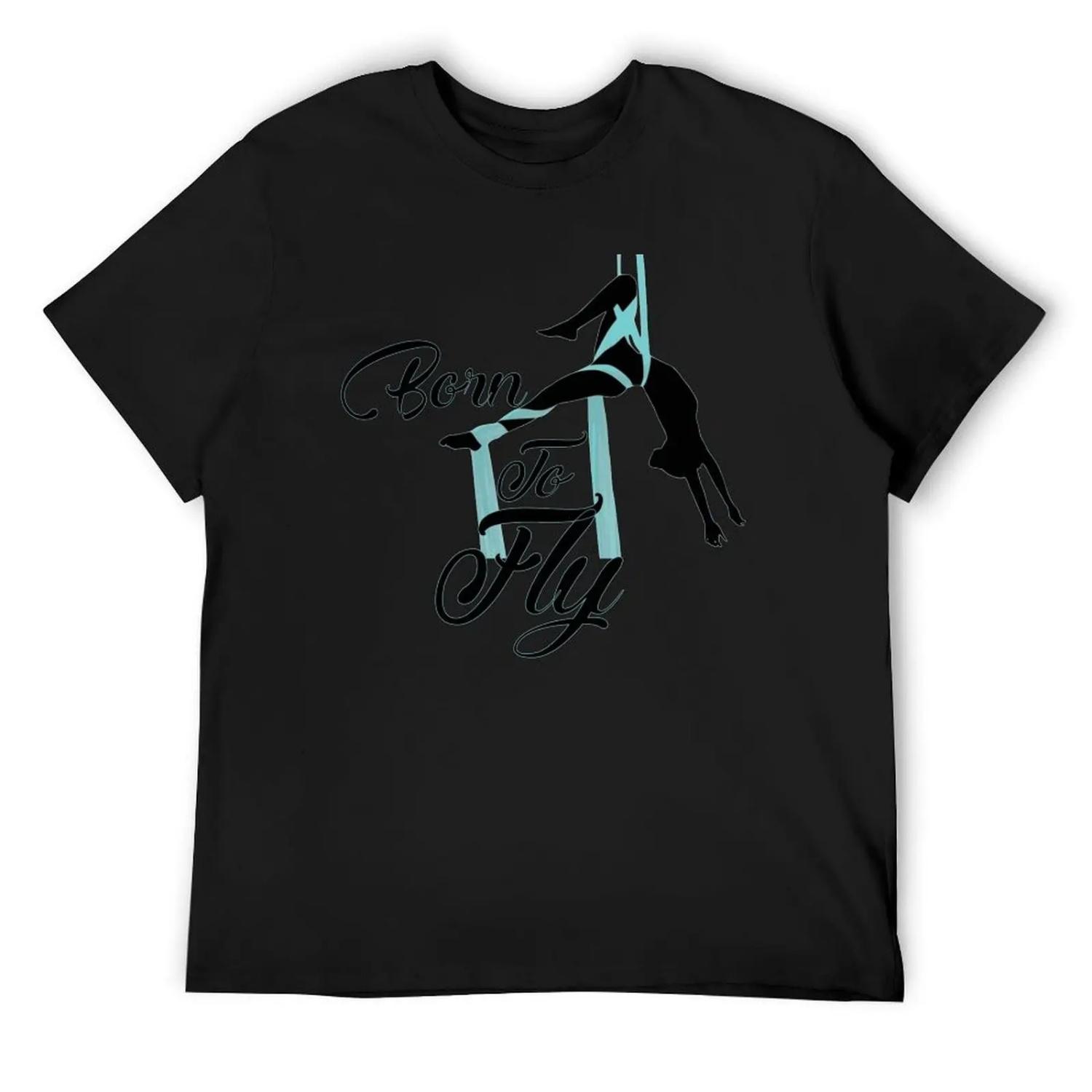 Aerial Yoga Design - Aerial Yoga Art - Aerial Yoga Stuff T-Shirt Blouse quick-drying Luxury man custom t shirt Men s clothing S
