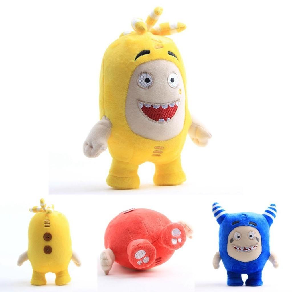 Adorable Oddbods 23cm Plush Soft Cuddly Toy Newt Bubbles Pogo Zee Jeff Fuse Slick Doll