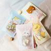 50pcs Plastic Ziplock Cute Package Biscuits Food Storage Pouch Clear Show Window Reopen Plastic Zipper Bag Cartoon Cat Duck Bear