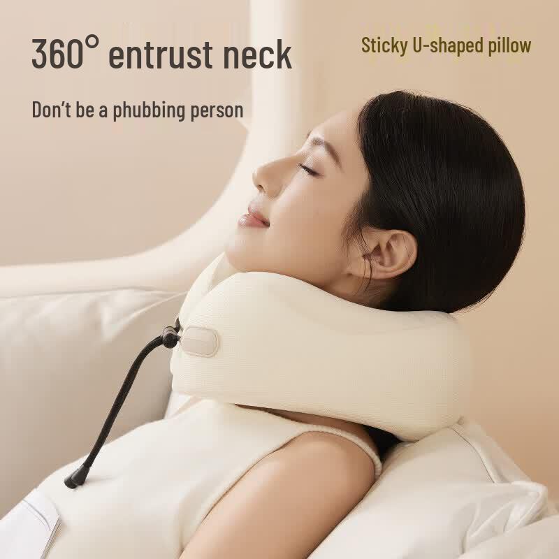 Portable U-shaped Neck Massager Pillow CN Plug (adapter Included)