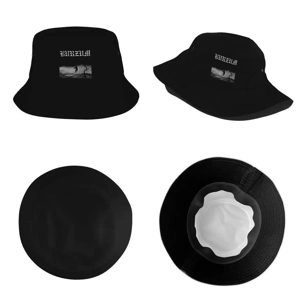 Trendy Burzum Flag Bucket Hats Unisex Packbare Outdoor-Angelmütze Reisekopfbedeckung