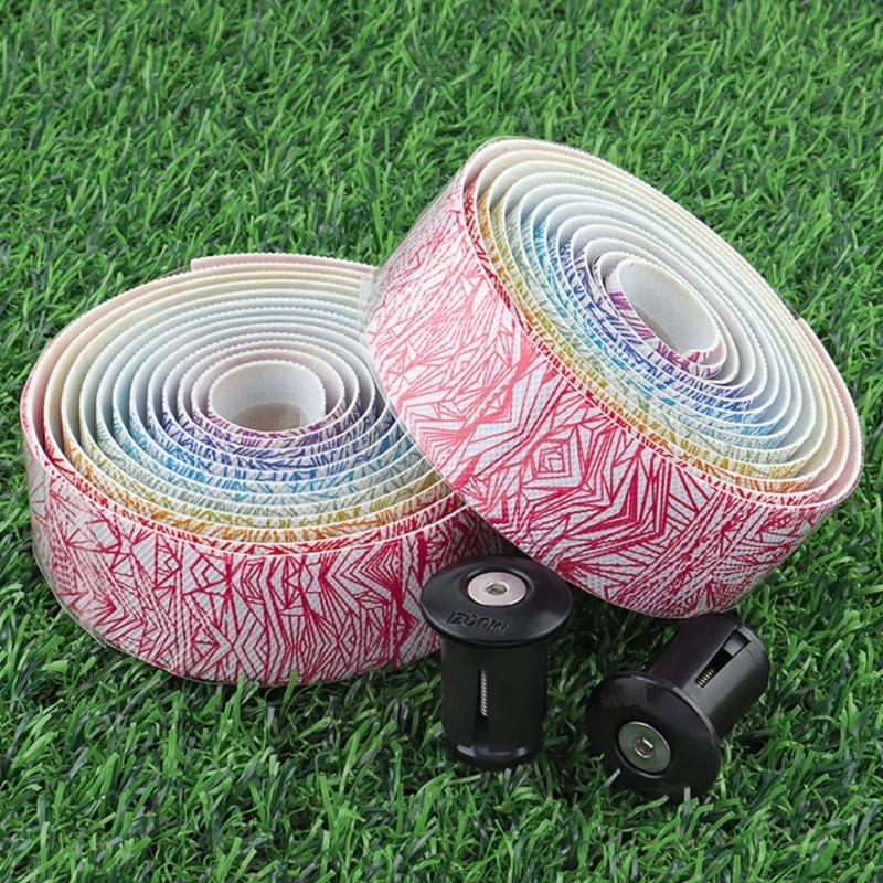 2Pcs Bicycles Handlebar Tape Cycling Handlebars Tape Wrap NonSlip Bikes Handlebars Tape AntiVibration Wrap Easy to Use