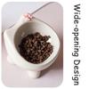 Cute Macaron Color Ceramic Cat Bowl Bow-Tie High-Leg Anti-Slip Large-Diameter Pet Food and Water Bowl Pet Supplies Cat Products