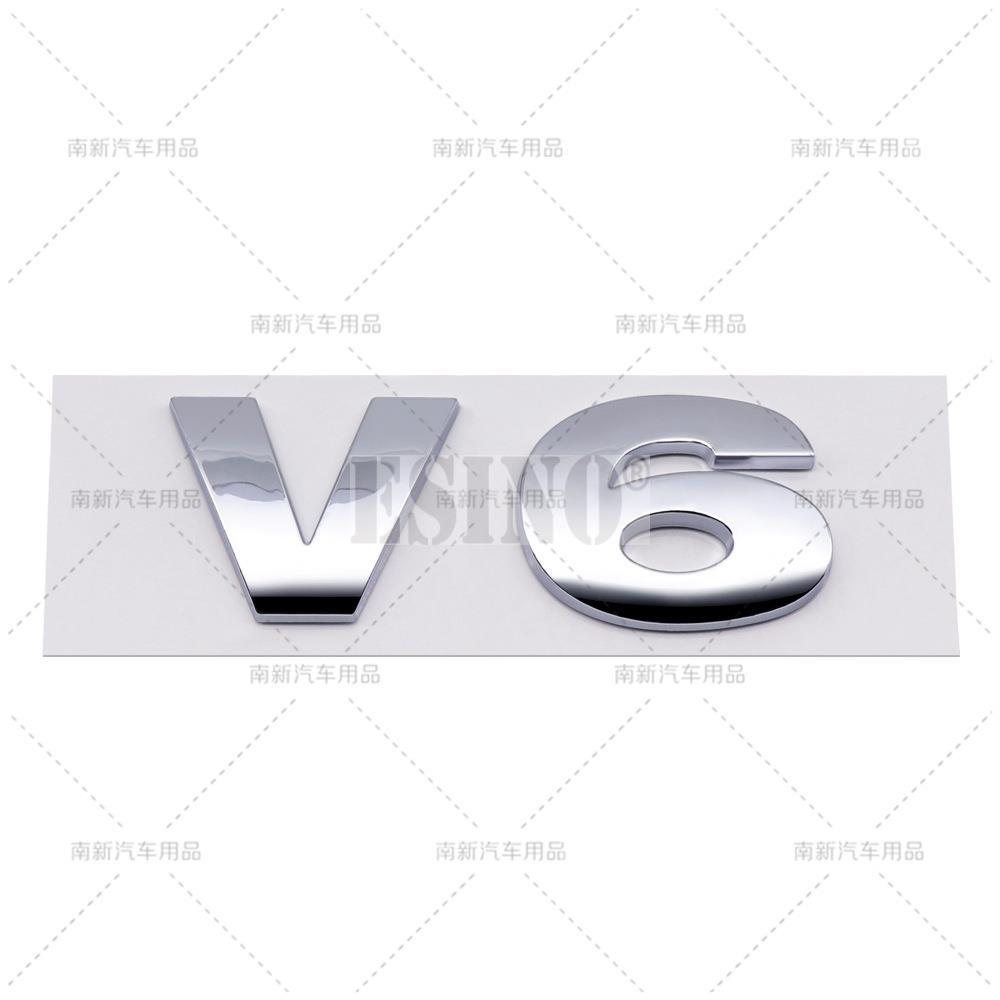 Car Styling 3D HSE V6 V8 ABS Adhesive Emblem Badge Decal for Land Rover Ranger Rover Free Lander Discovery Evoque Vogue BQ9