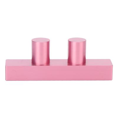DIY Lippenstiftform 2 Löcher Aluminium Mehrzweck Lipgloss Balsam Füllhersteller für Make-up