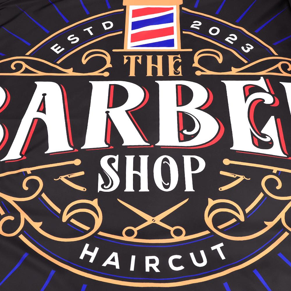 Retro Barber Cape: Professional Hairdressing, Non-Stick, 140x160cm