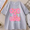 God Is Good Christian T Shirt for Men Women Christian Religious T-shirt Bible Verse Thanksgiving Tshirt Short Sleeve Unisex Tops