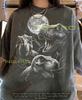 T-Rex Tyrannosaurus Rex Dinosaur Lover Prehistoric Comfort Colors® Tshirt, Jurassic Predator Wildlife Nature Full Moon Tees,