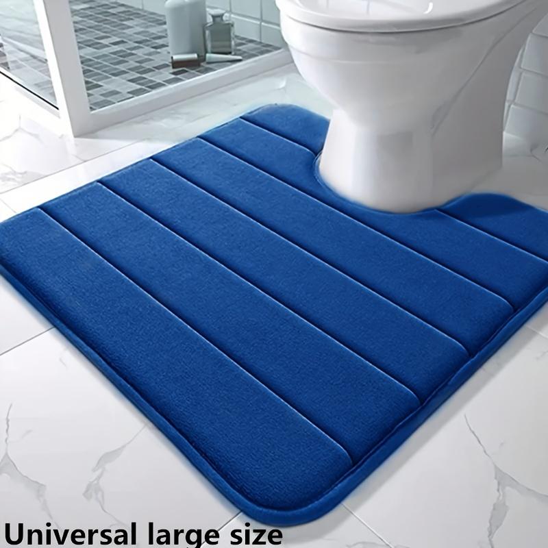 U-shaped Toilet Mat Bathroom Mat Bathroom Carpet Bathroom Carpet Memory Foam Bath Mat Anti-skid Super Absorbent