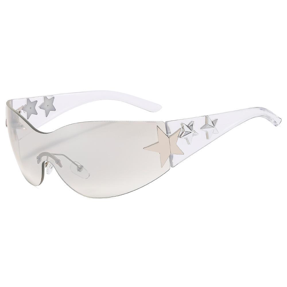 

1 пара модных солнцезащитных очков, богемный стиль для вечеринок, летние пляжные аксессуары, подарок на День святого Валентина для летнего пляжного отпуска, для улицы чистый