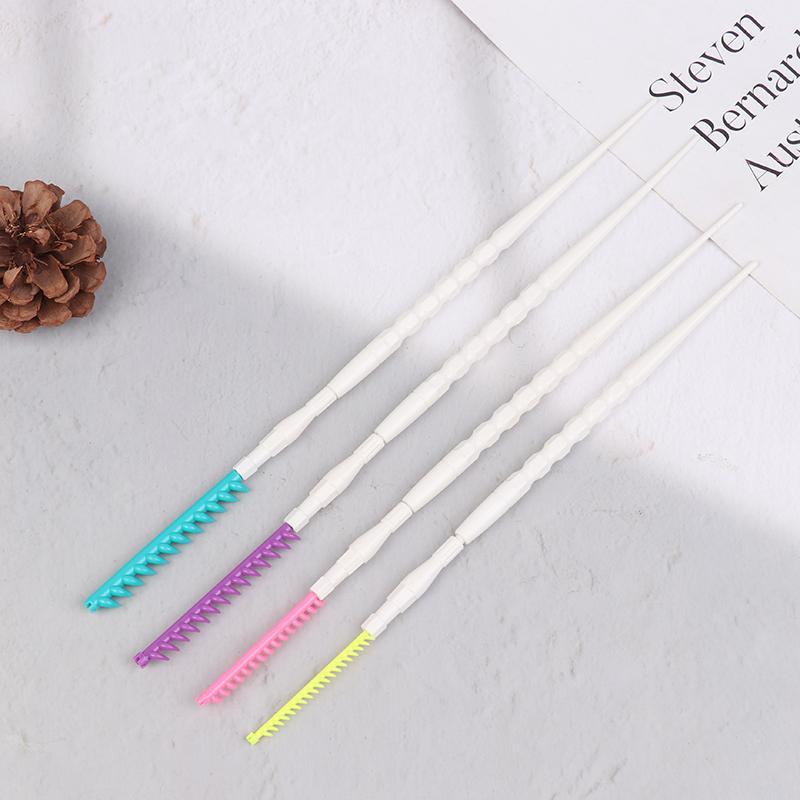 30Pcs/Set 2.3/3.3/4/5Mm Hair Root Perm Rods Bars Curlers With Clips Bangs Fluffy Salon Hair Rollers Set Hair Styling Tools